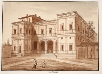 Villa Farnesina, 1833